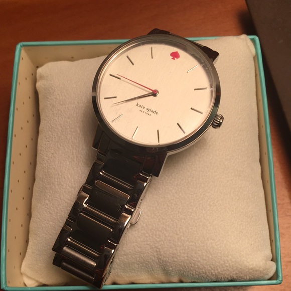 Kate Spade Silver Watch Worn Once Needs Battery - Picture 2 of 9